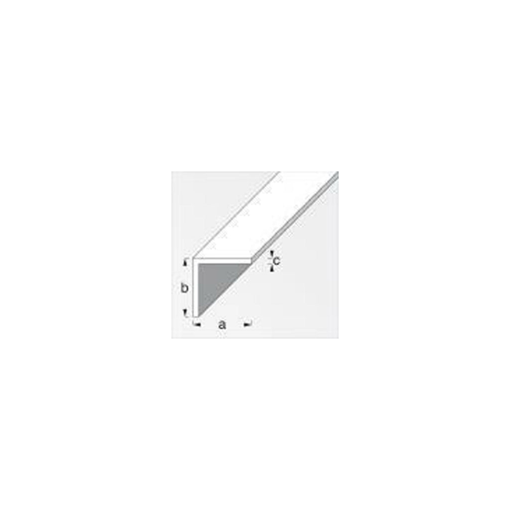 PROFILO ALLUMINIO ANGOLARE 40X40mm 1MT