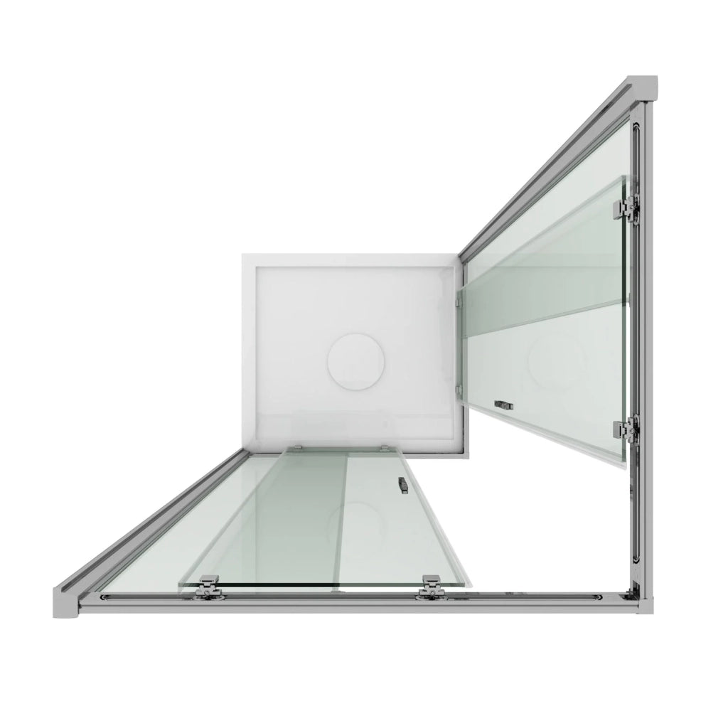 Box doccia 72x90CM H185 trasparente mod. Junior