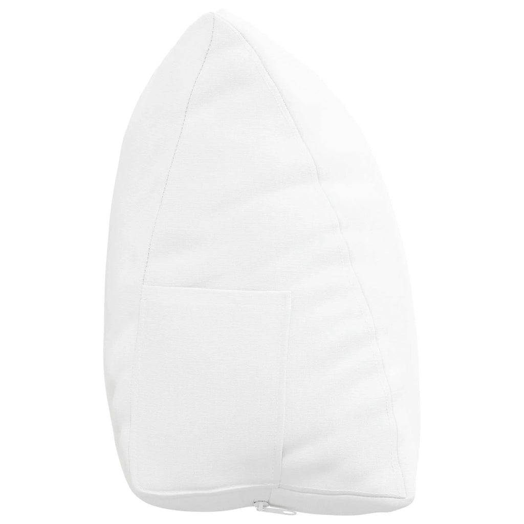 Cuscino per Schiena Bianco 45 x 20 x 35 cm Tessuto 42015013