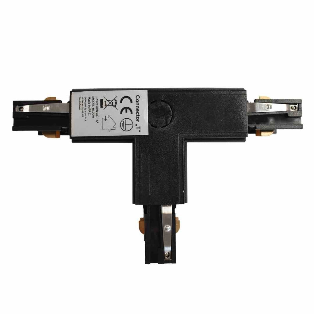 Milagro ML7096 connettore per binario illuminazione nero