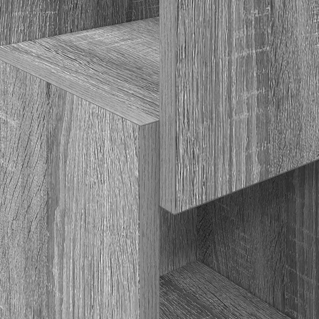 Mobile angolare 25,5x25x80cm Legno ingegnerizzato Grigio Sonoma 889818