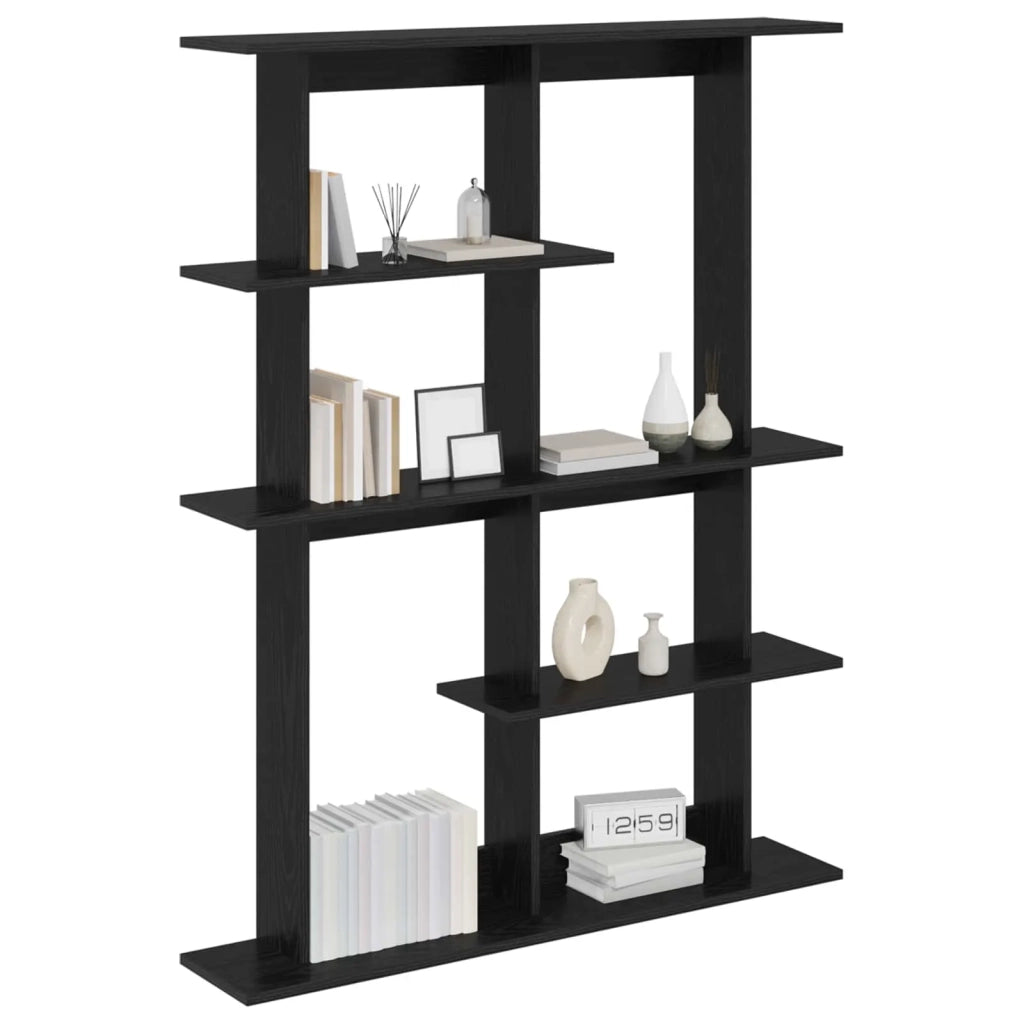Scaffale da parete Rovere Nero 102 x 20 x 130 cm 8012053
