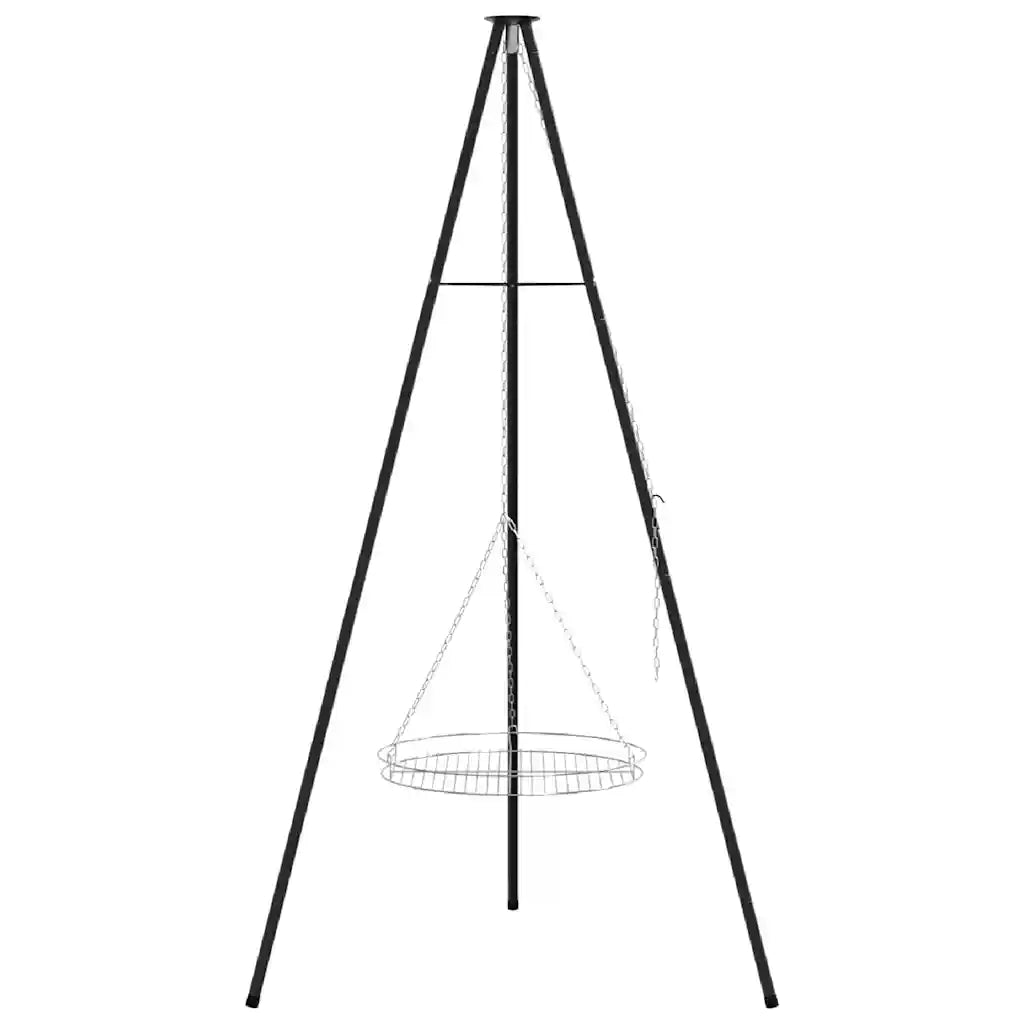 Treppiede da Campeggio 2 pz Nero Acciaio CFW7445006