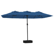 Ombrello | Parasolne a Doppia Testa con LED Azzurro 449x265 cm