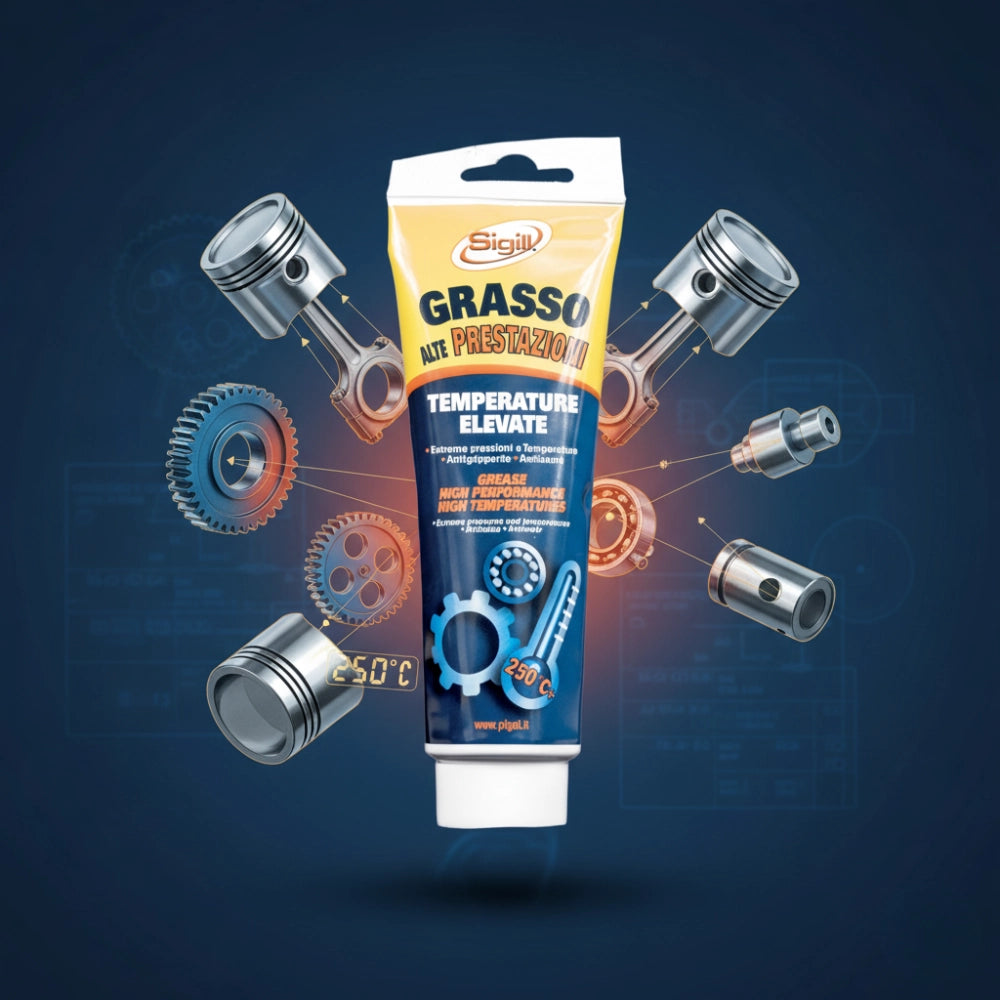 Grasso ad alte prestazioni per temperature elevate antiusura 125 ml