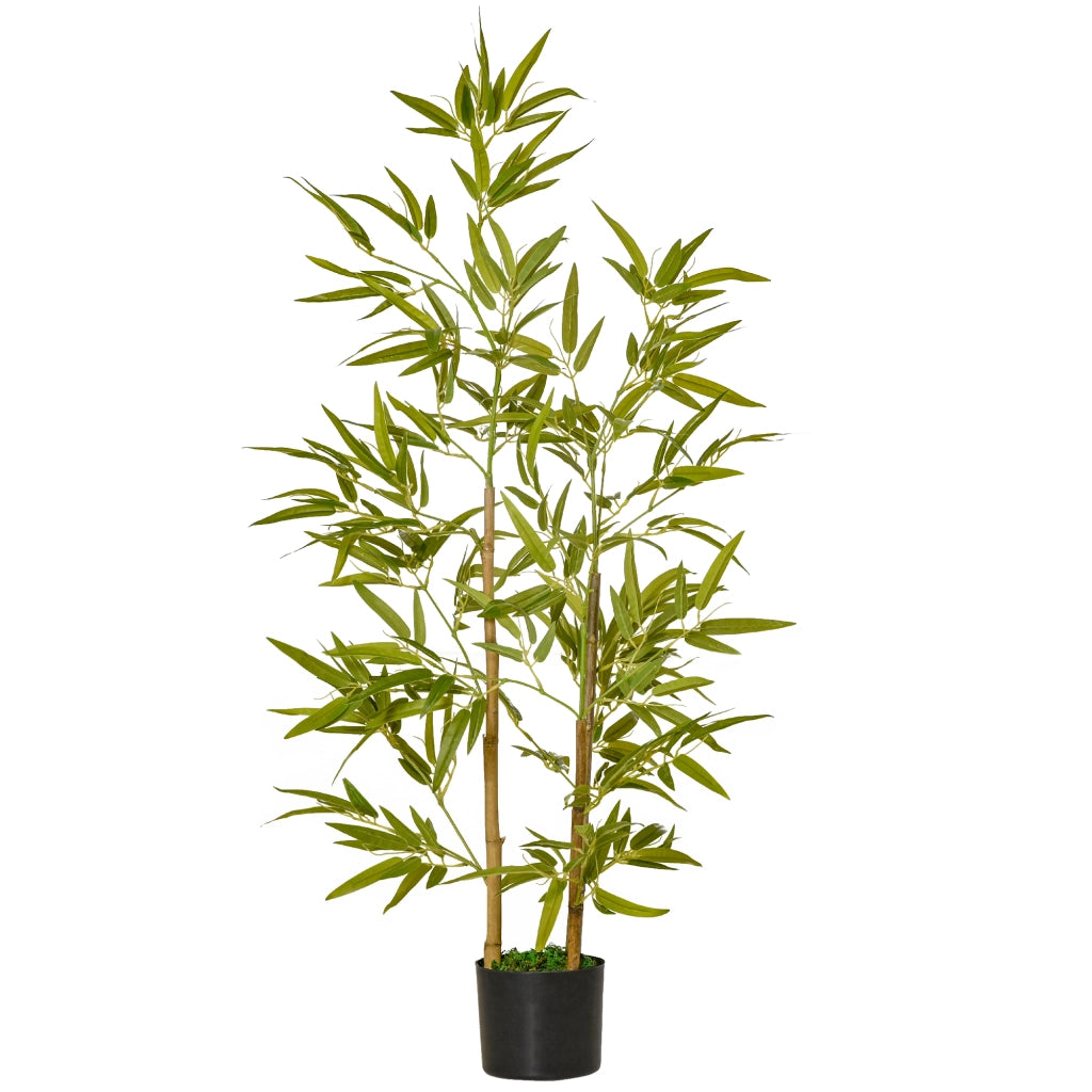 Pianta Artificiale Bamb¨´ Realistica ¨C Minimal ¨C 120 cm in Vaso