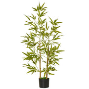 Pianta Artificiale Bamb¨´ Realistica ¨C Minimal ¨C 120 cm in Vaso
