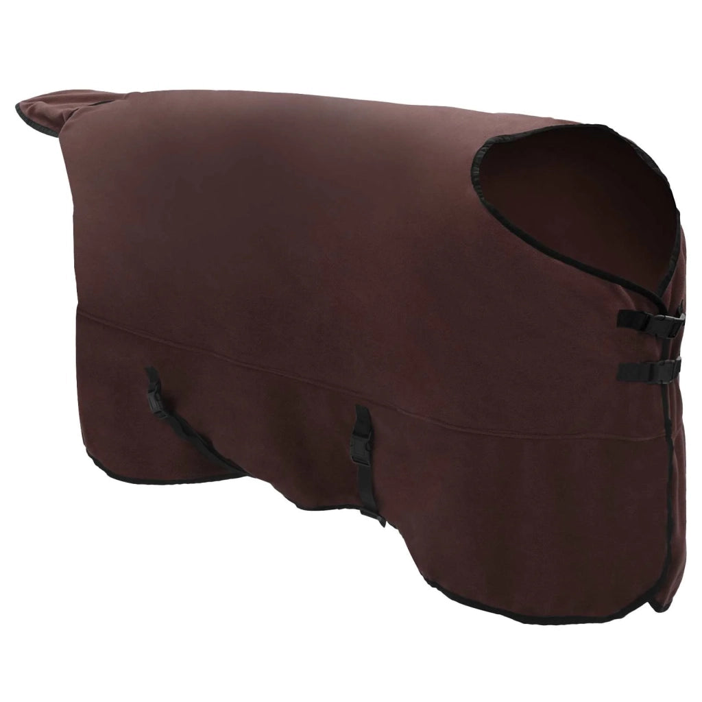 Coperta per Cavalli Marrone Scuro Completo 135 cm Poliestere 42013203