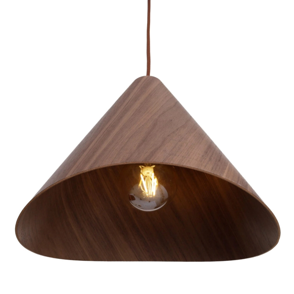 Lampada a sospensione Sakura noce E27 60W Maxlight