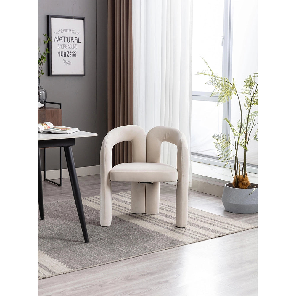 Set 2 Sedie da Pranzo in Velluto - Xylo - Design Moderno, Imbottite