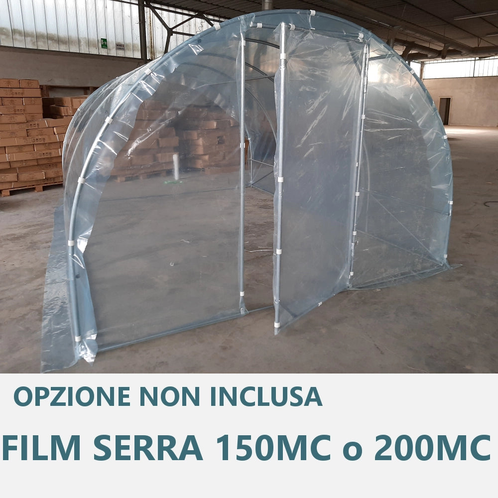 Struttura Serra Easy 3,5x4m tunnel ad archi