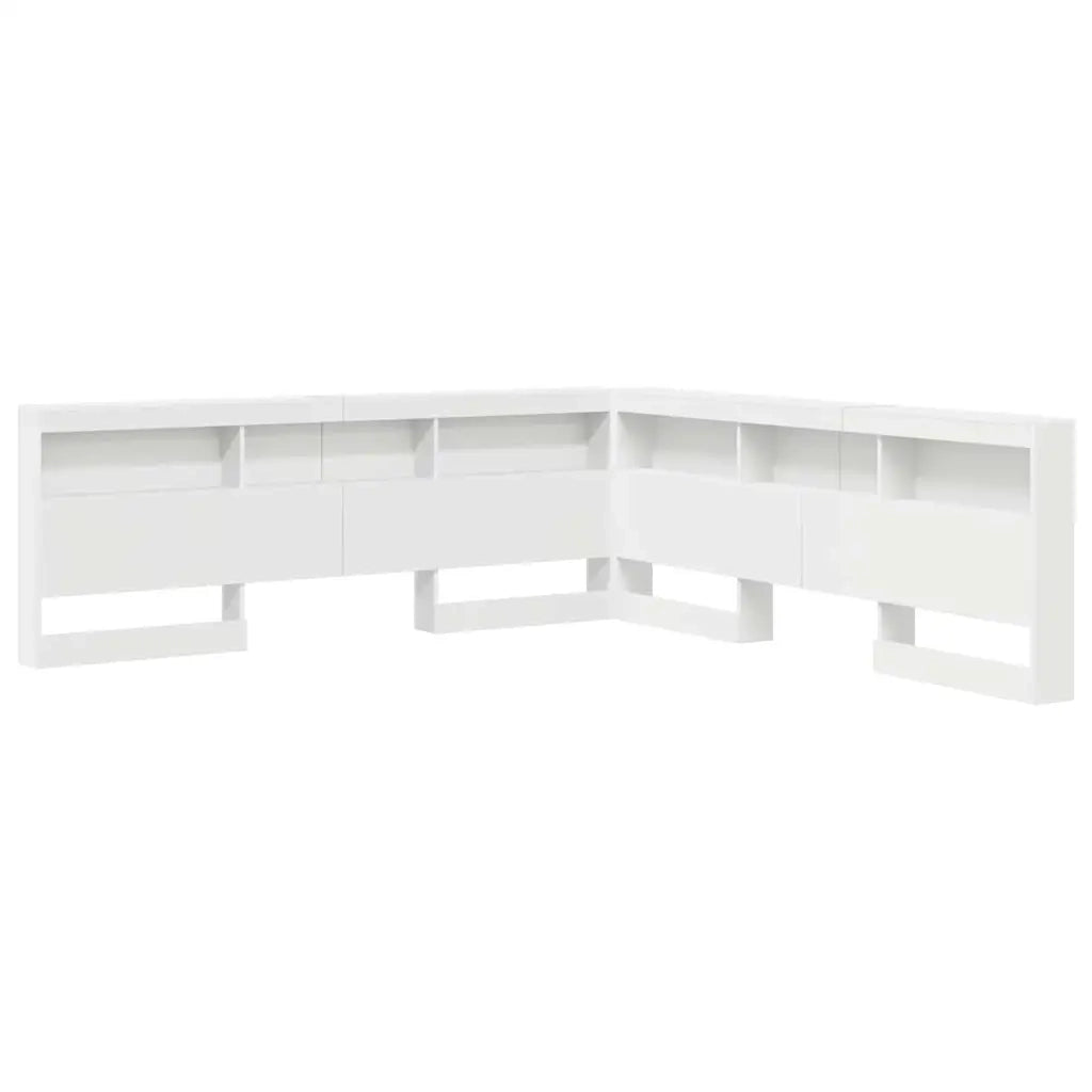 Testata contenitore Bianco 180 cm Legno multistrato 3335509