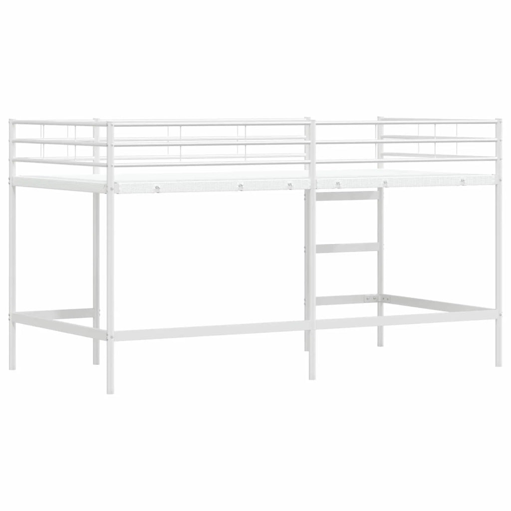Struttura del letto loft per bambini-Giroletto per bambini Bianco 79,5 x 200 cm