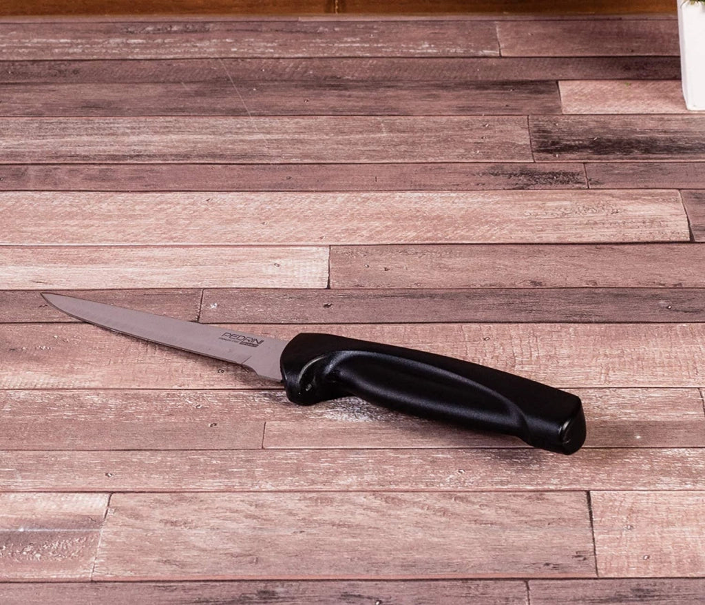 PEDRINI COLTELLO PER DISOSSARE IN ACCIAIO INOSSIDABILE NERO 37X7X2.5 CM