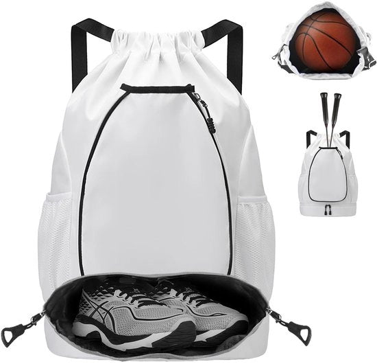 Borsa da Tennis con Due Racket, con Schiena, Borse da Sport con Tasca Interna, Tasca Esterna, Uomo Donna