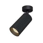 Maytoni lampada da soffitto Focus Design 1 luce GU10 nera metallo