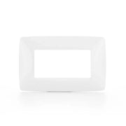 GW16104Tb Placca One 4 Moduli Bianco Latte
