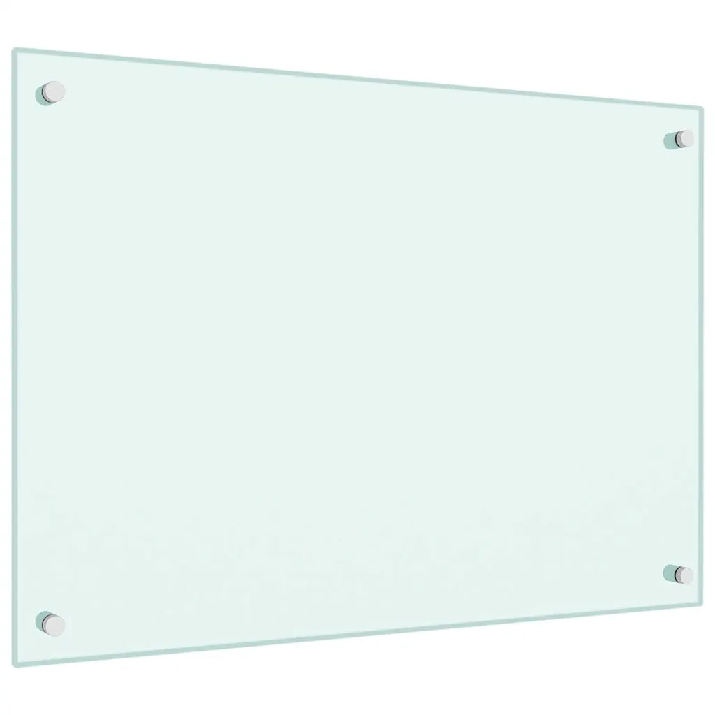 Paraschizzi per Cucina Color Latte 70x50 cm in Vetro Temperato 249452