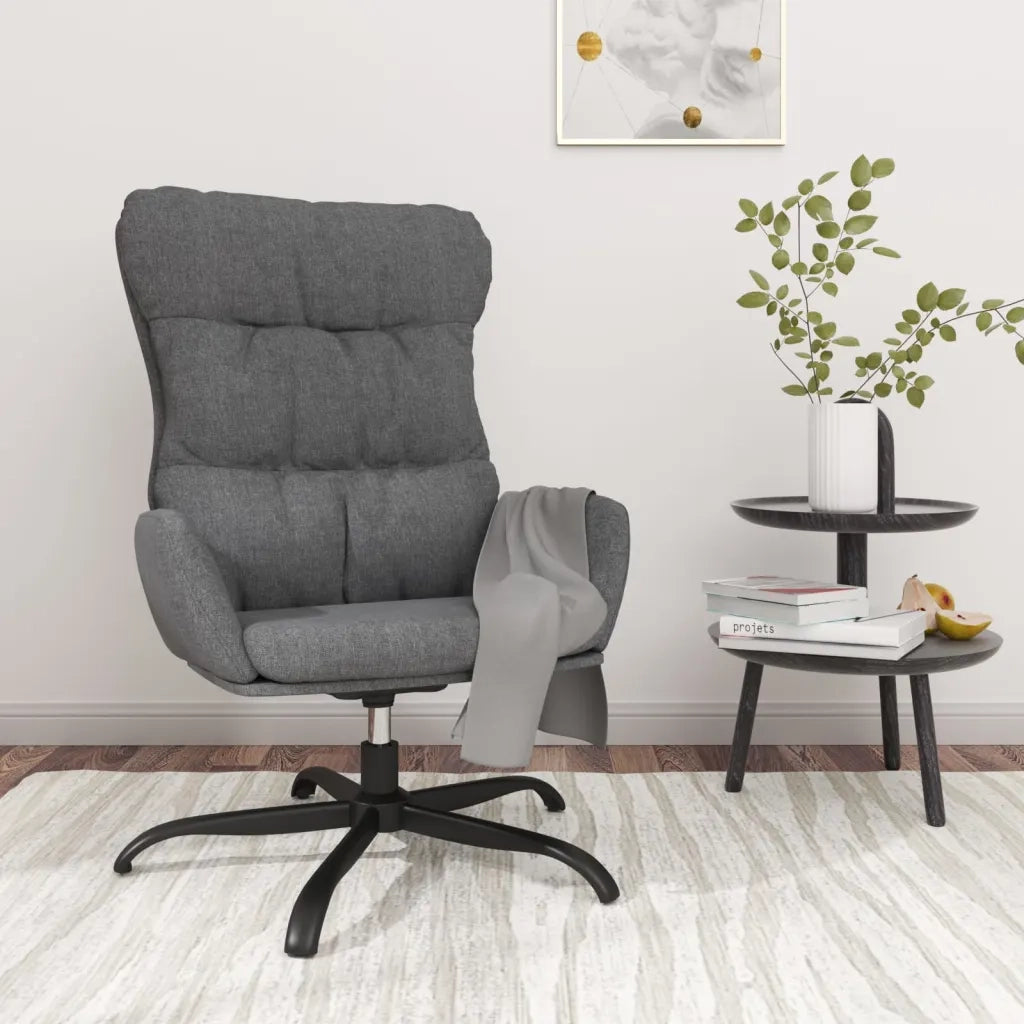 Poltrona Relax Grigio Chiaro in Tessuto 341176