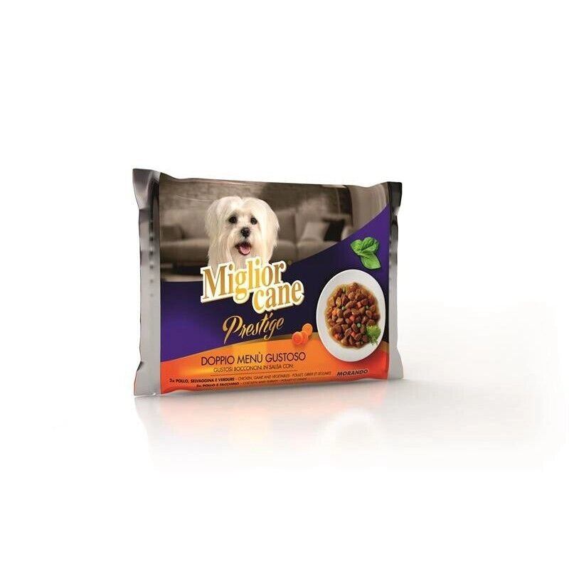 MIGLIOR CANE PRESTIGE MENU GUSTOSO 100 GRAMMI 4 PZ