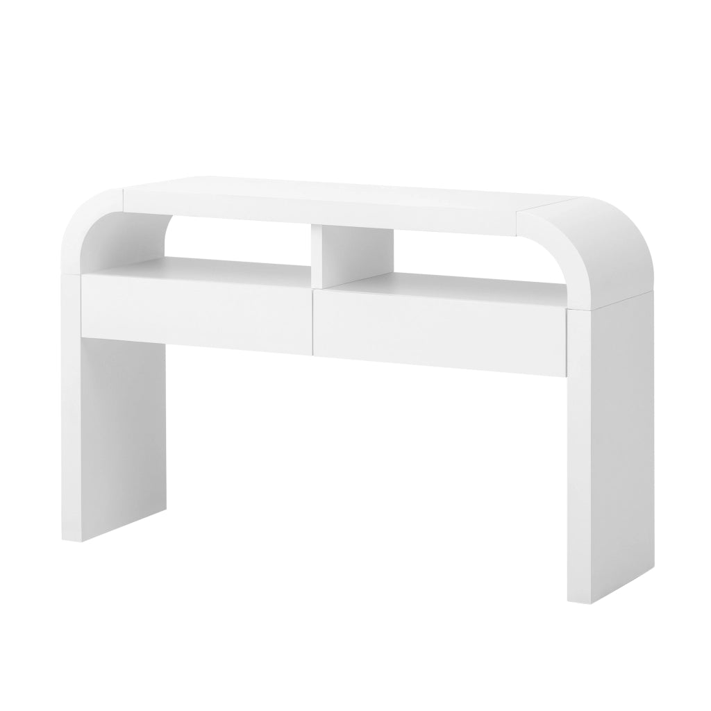 Consolle Ingresso con Cassetti e Ripiani ¨C Xylo ¨C Bianco, Slim