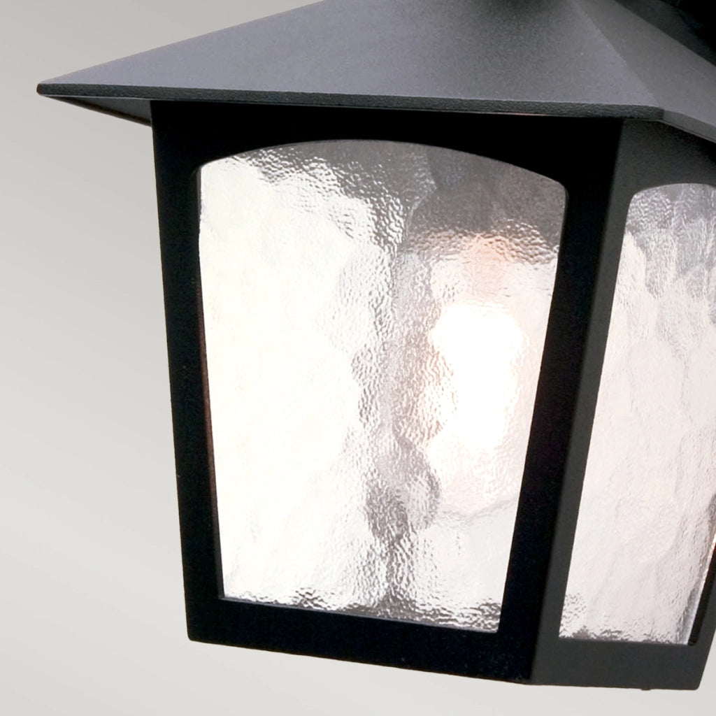 Applique esterna York 1 luce E27 nero Elstead BL2-BLACK