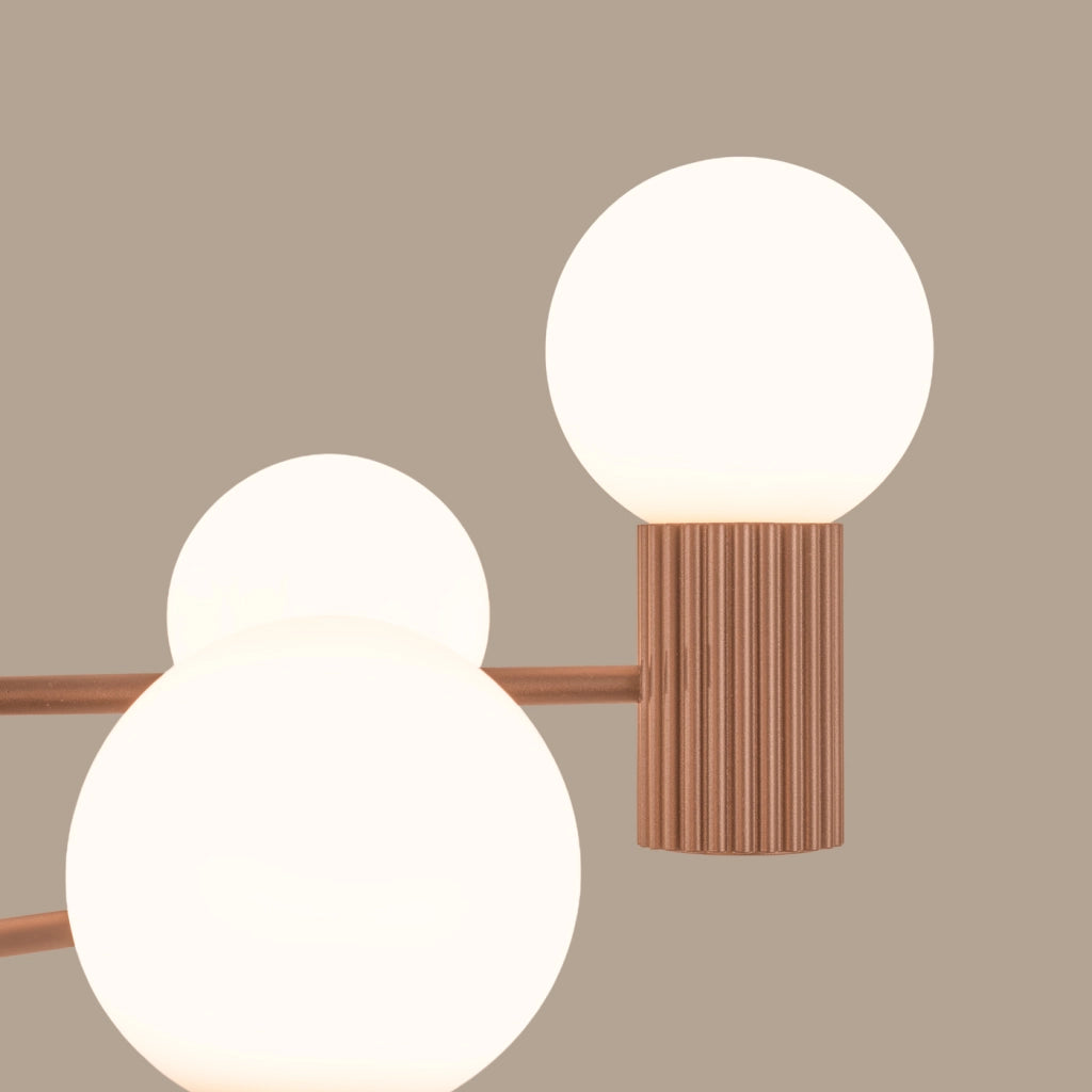 Lampadario HALO 6 moka