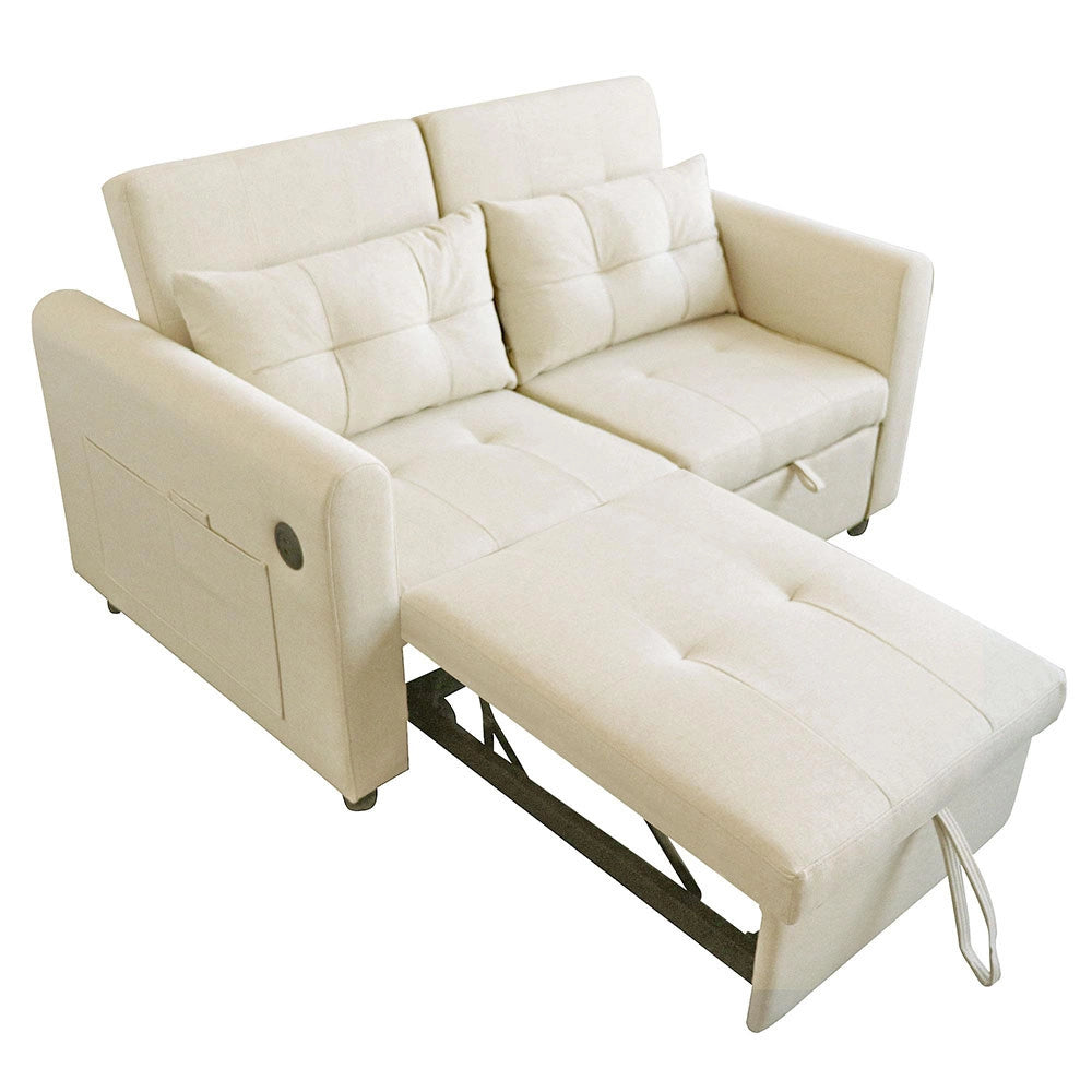 Divano loveseat 3 in 1 - Xylo - Regolabile USB cuscini