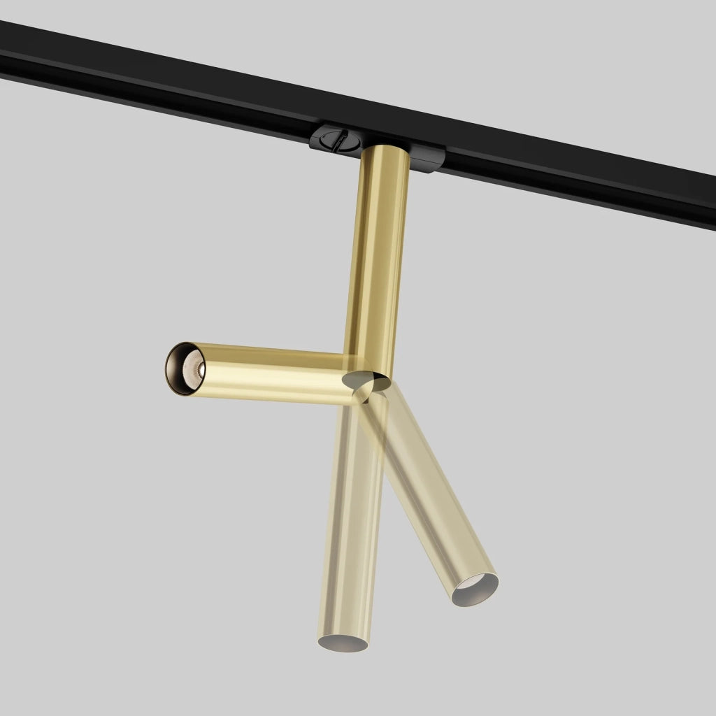 Maytoni Faretto Unity Focus Dual 1 luce LED integrato nero alluminio