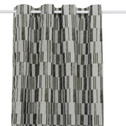 Tenda jacquard Leyna 140x260 cm in verde cachi