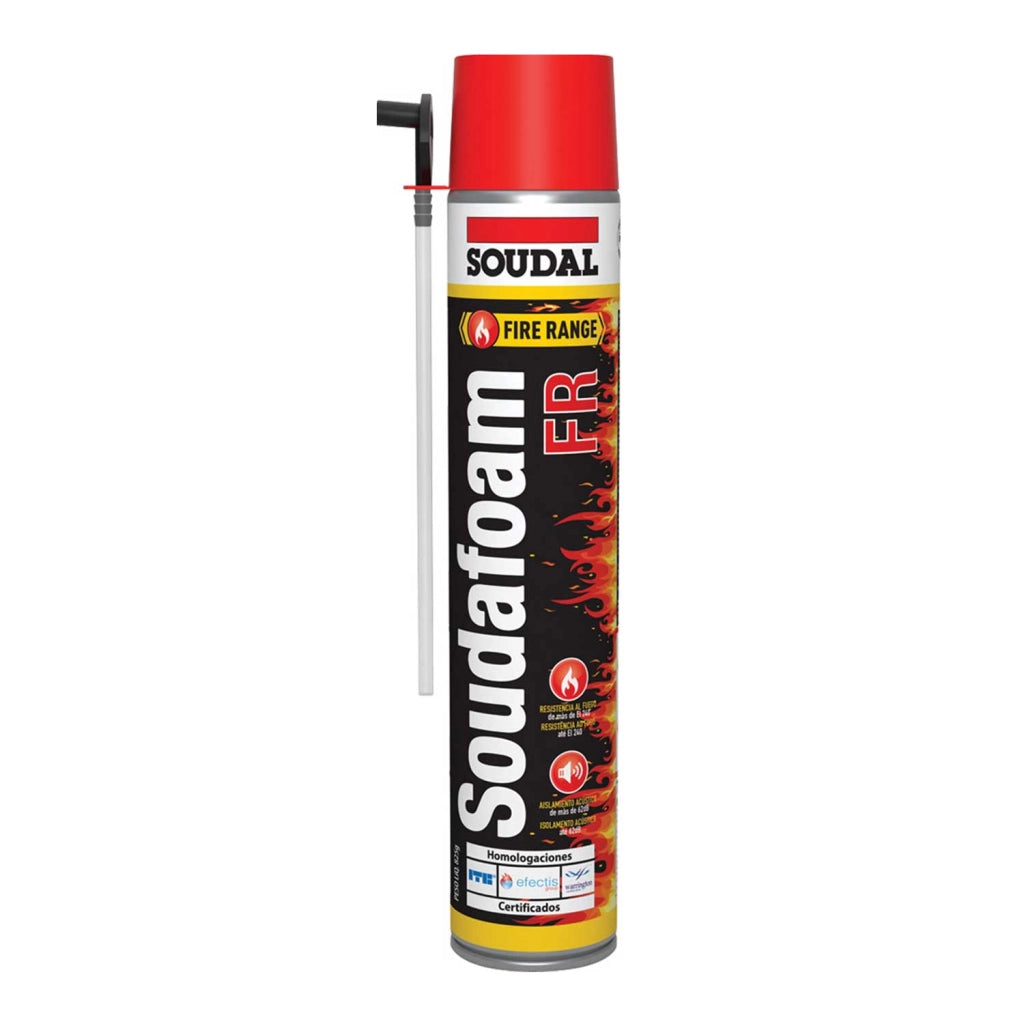 SCHIUMA POLIURETANICA ANTIFUOCO SOUDAL 750 ml - Manuale - SOUDAL