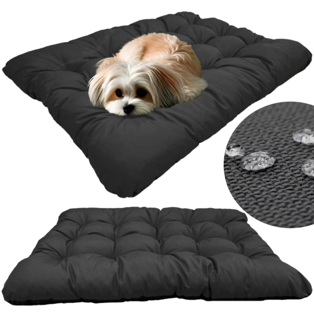 AIO FACTORY 120x80 cm PRESTIGE Cuccia per cani impermeabile personalizzabile Nero