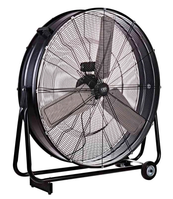 CFG URAGANO 100 VENTILATORE INDUSTRIALE EV102 CARRELLATO 500W ORIENTABILE DIAMETRO 100CM