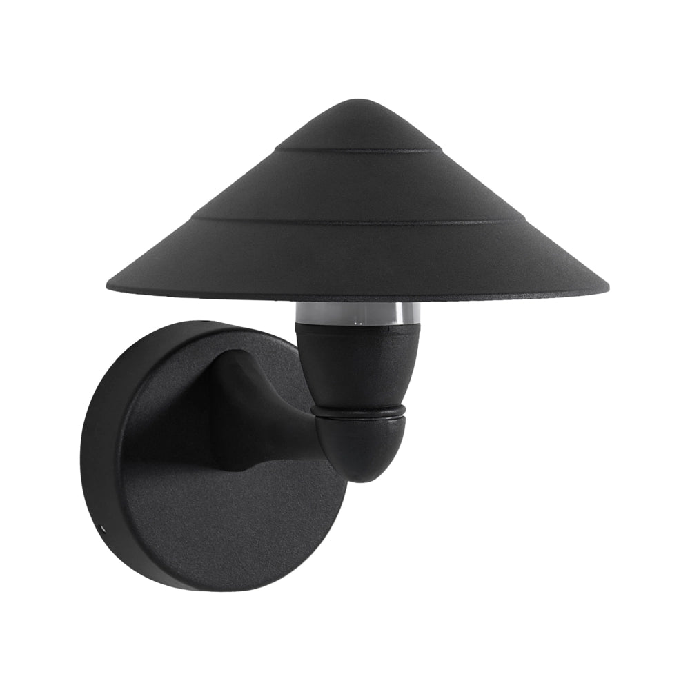 Lampada LED da Parete per Esterni in Alluminio Nero Design Moderno