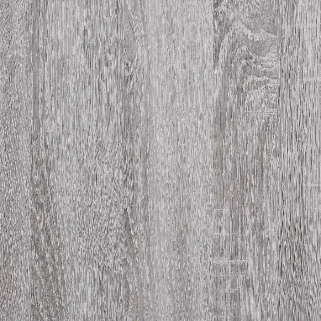 Letto matrimoniale | Letto per adulti | Giroletto Grigio Sonoma 200x200 cm in Legno Multistrato