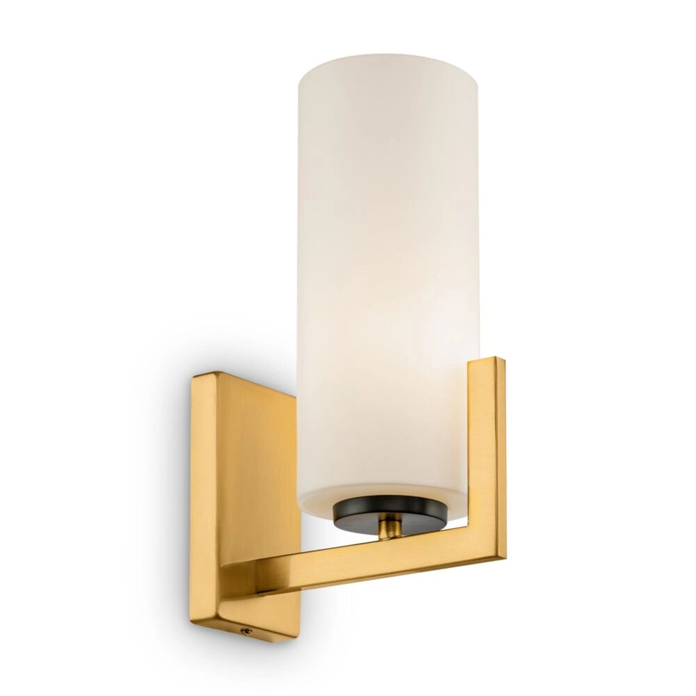 Applique Fortano Maytoni ottone e vetro tubo E27 31cm