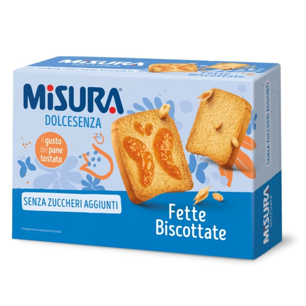 Misura dolcesenza fette biscottate in confezione da 320 grammi