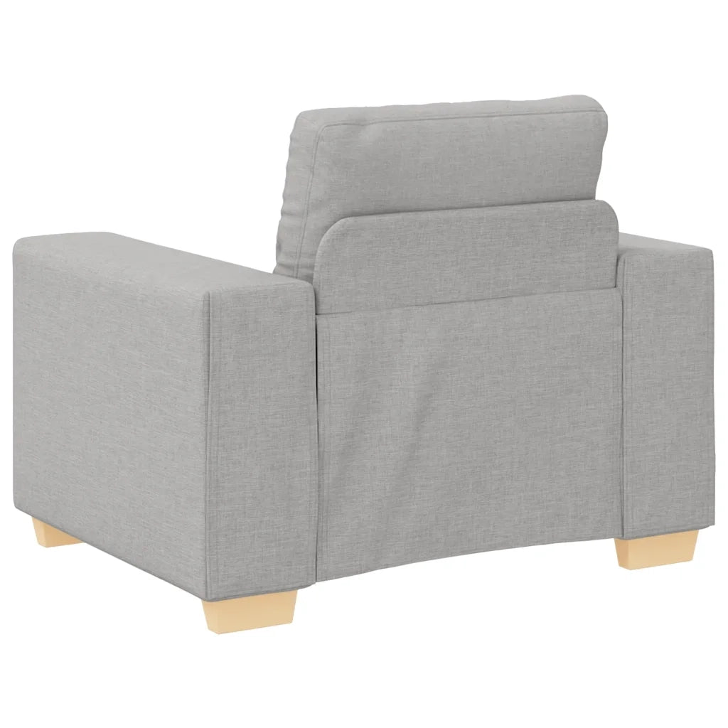 Divano Sedia-Poltrona-Sofa Relax Grigio Nuvola 60 cm in Tessuto