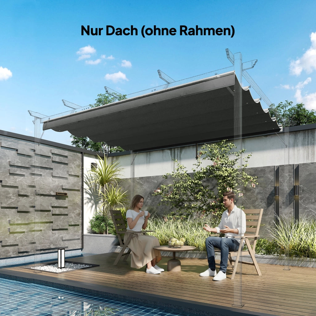 Tenda da giardino ¨C zephmum ¨C grigio scuro 250x255 cm