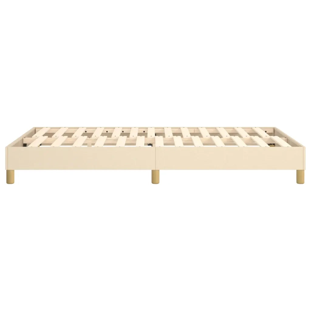 Struttura Letto a Rete a Molle Crema 120x200 cm Tessuto 3120603