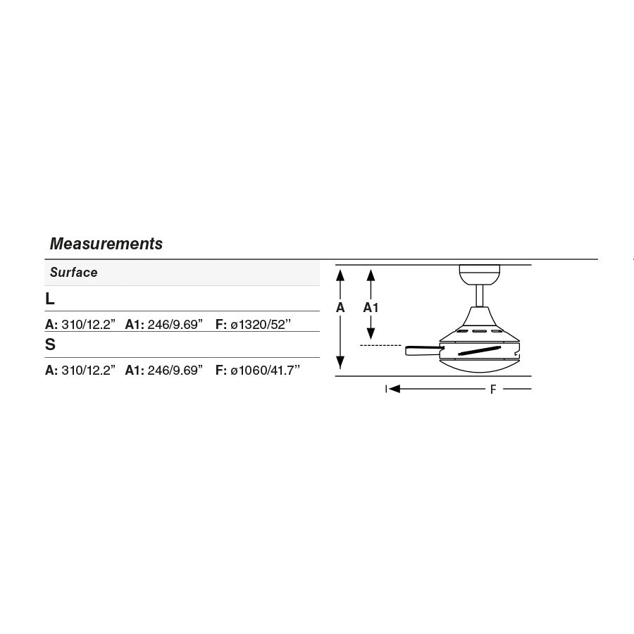 FARO Ventilatore da soffitto Mini Mallorca DC per stanze fino a 13 m² Bianco Opaco Acciaio Inossidabile 316L pale reversibili in compensato acero telecomando incluso 6 velocita funzione inversio