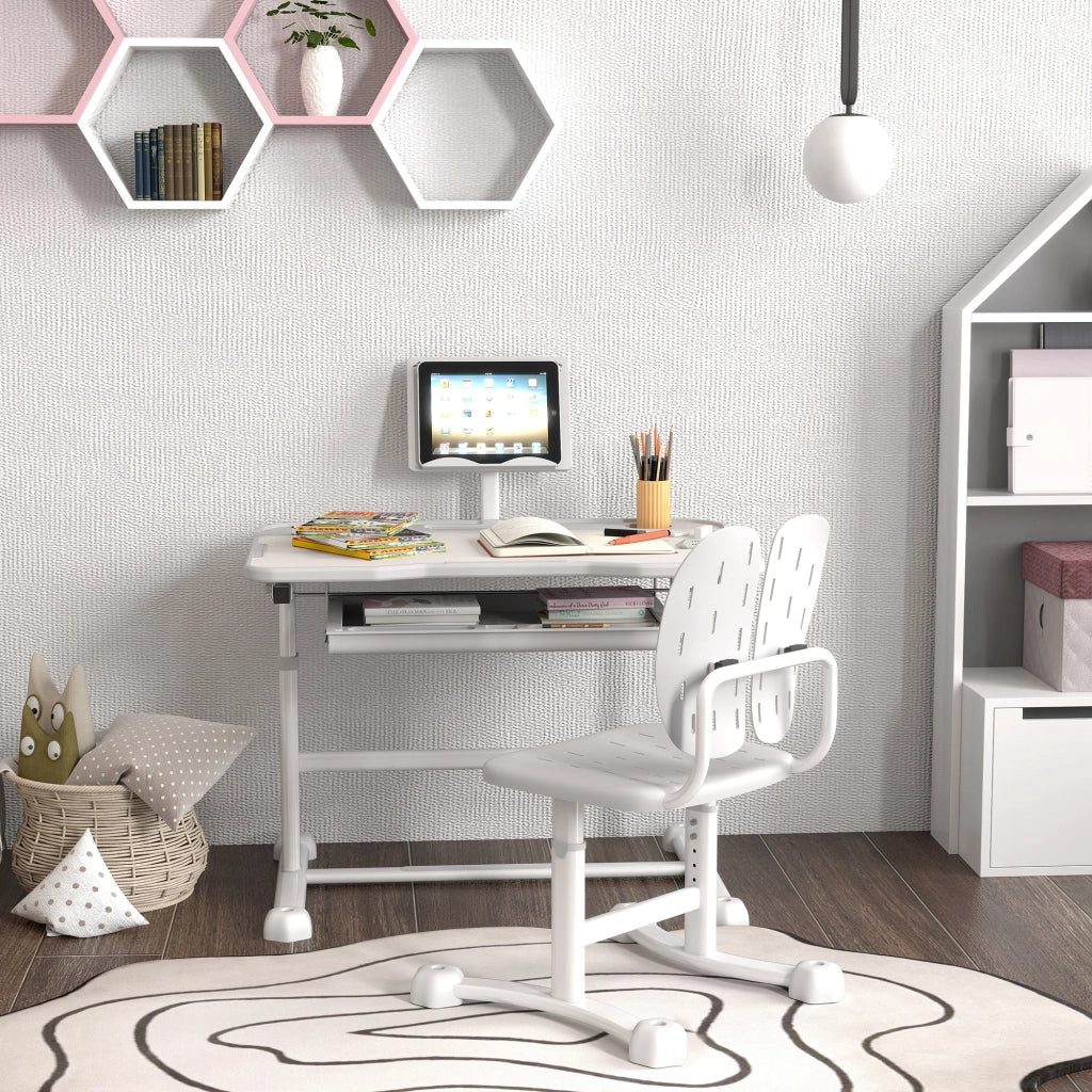 Scrivania per Bambini ¨C Minimal ¨C Grigio, Legno, 90x50x75 cm