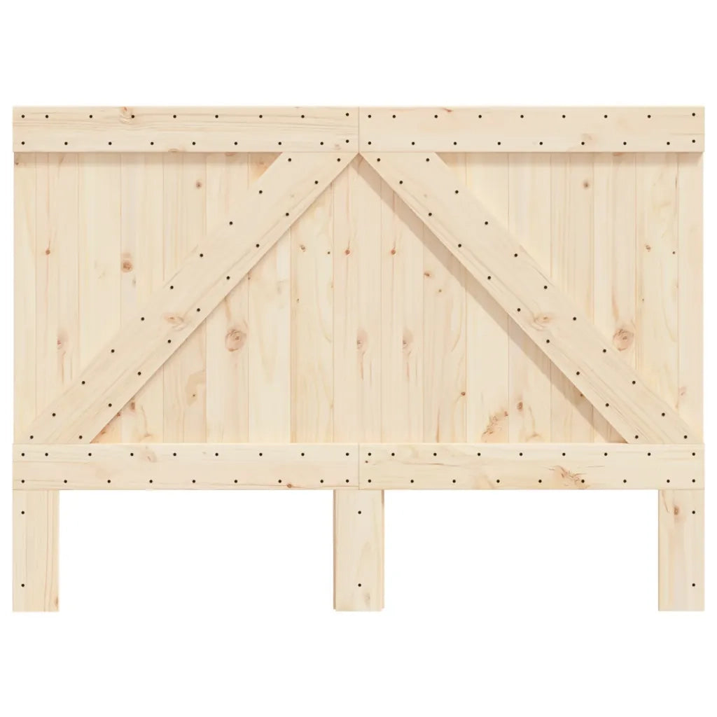 Testiera-Testata-Testiera Decorativa 140x104 cm in Legno Massello di Pino 675091