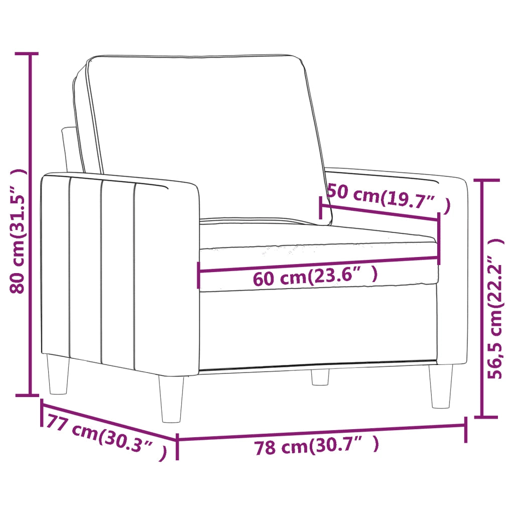 Poltrona | Sedia Relax Rosa 60 cm Velluto