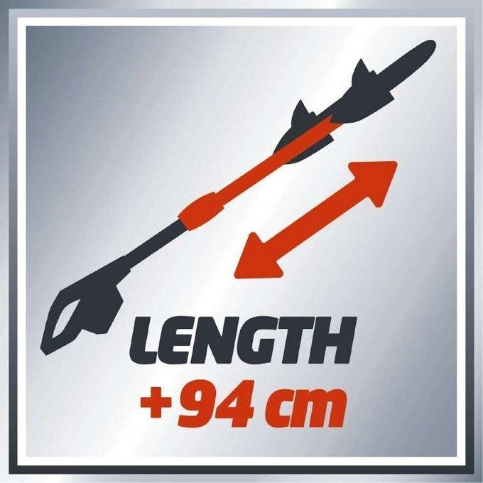 Einhell GE-HC 18 LI T SOLO Svettatoio Tagliasiepi Multifunzione 18V asta 88-182 cm lama 40 cm 1700 spm colore Nero Rosso Argento