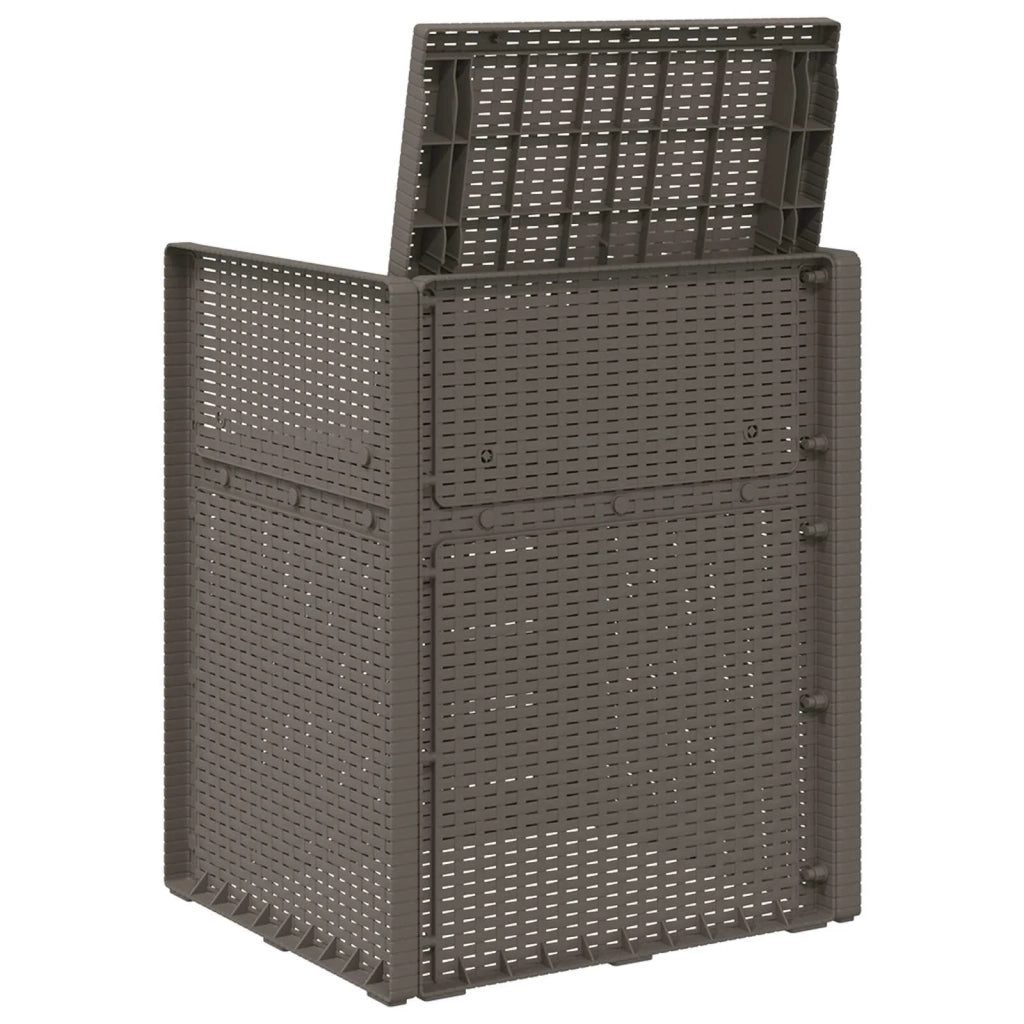 Sedie da pranzo da giardino 2 pcs Grigio Chiaro PP 8000009