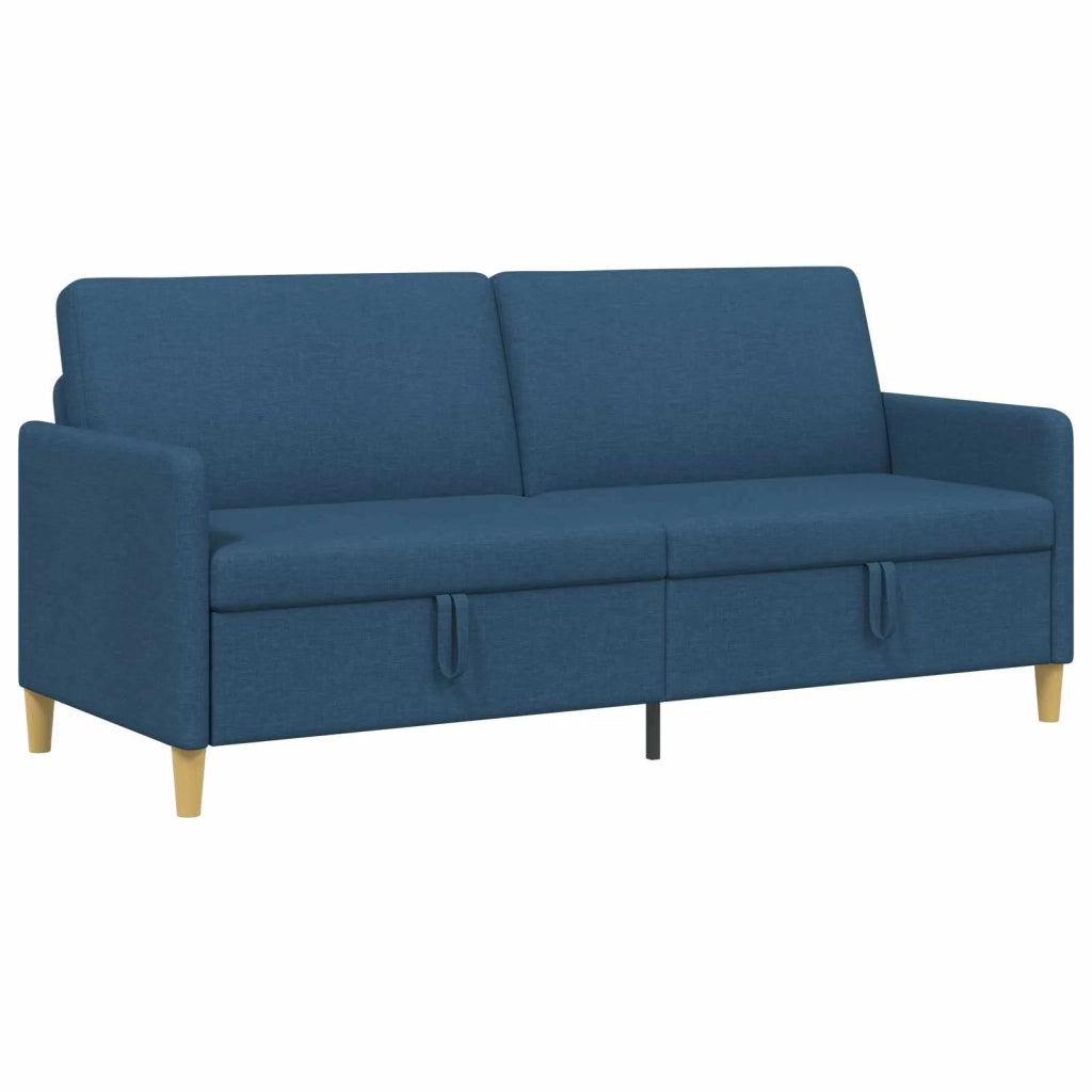 Divano con Storage Blu 192 x 78 x 87 cm Poliestere 42036983