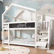 Letto a castello 90x200 - Xylo - Bianco