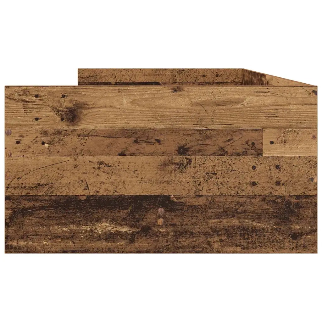 Letto singolo | Letto per adulti | Struttura del letto Legno vecchio 100 x 200 cm Pino massello