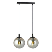 Lampada a sospensione Emibig Cosmo 2 2xE14 nero grafite
